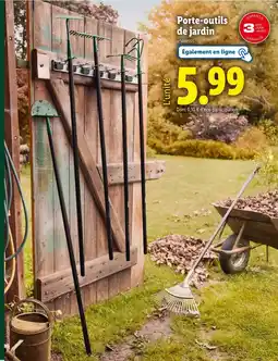 Lidl Porte-outils de jardin offre