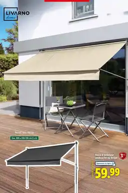 Lidl LIVARNO home Store d'extérieur anthracite ou beige offre