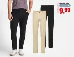 Lidl Pantalon chino offre