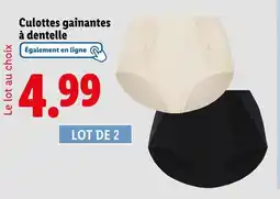 Lidl Culottes gainantes à dentelle offre