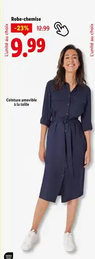 Lidl LENZING ECOVERO Robe chemise offre