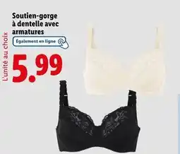 Lidl Soutien-gorge à dentelle avec armatures offre