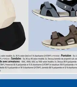 Lidl Sandales offre