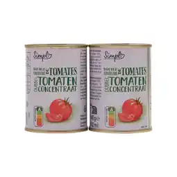 Carrefour SIMPL' Double concentré de tomates offre