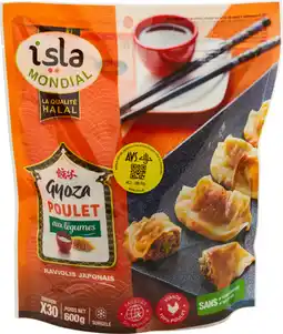Carrefour ISLA MONDIAL Gyoza poulet & légumes Halal surgelés offre