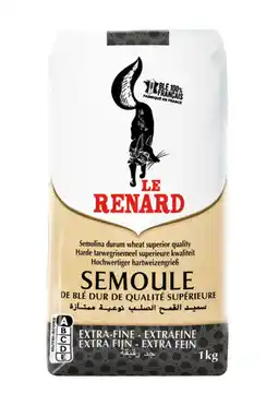 Carrefour LE RENARD Semoule de blé offre