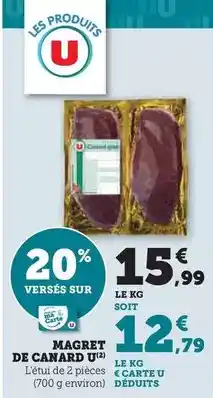 Hyper U U - magret de canard offre