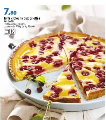Tarte clafoutis aux griottes