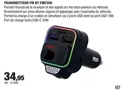 Autobacs Transmetteur fm bt fmct09 offre