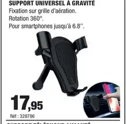 Autobacs Support universel à gravité offre