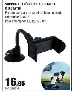 Autobacs Support téléphone ajustable offre