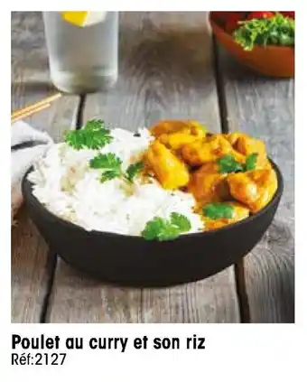 Croque Gel Poulet au curry et son riz offre