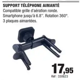 Autobacs Support téléphone aimanté offre