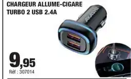 Autobacs Chargeur allume-cigare turbo 2 usb 2.4a offre
