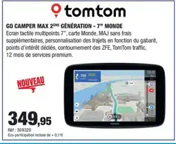 Autobacs TOMTOM Go camper max 2ème génération - 7" monde offre