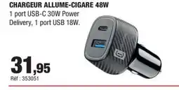 Autobacs Chargeur allume-cigare 48w offre