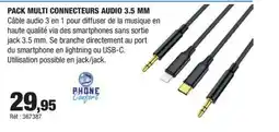 Autobacs Pack multi connecteurs audio 3.5 mm offre