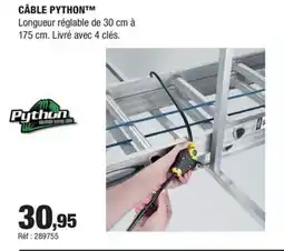 Autobacs Câble python offre