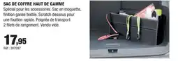 Autobacs Sac de coffre haut de gamme offre