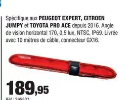 Autobacs Spécifique aux peugeot expert, citroen offre