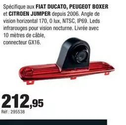Autobacs Spécifique aux fiat ducato, peugeot boxer et citroen jumper offre