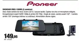 Autobacs Dashcam vrec-150md (2 caméras) offre