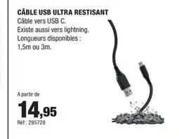 Autobacs Câble usb ultra restisant offre