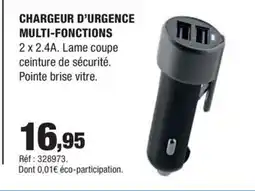 Autobacs Chargeur d'urgence multi-fonctions offre
