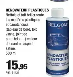 Autobacs Rénovateur plastiques offre
