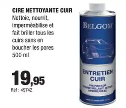 Autobacs Cire nettoyante cuir offre