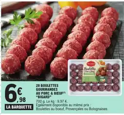 E.Leclerc Drive BIGARD 28 boulettes gourmandes au porc & bœuf offre