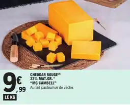 E.Leclerc Drive Cheddar rouge offre