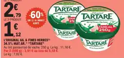 E.Leclerc Drive TARTARE L'original ail & fines herbes offre