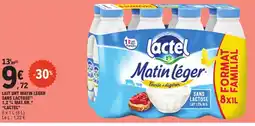 E.Leclerc Drive LACTEL Lait uht matin léger sans lactose 1,2% mat.gr. offre
