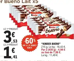 E.Leclerc Drive KINDER BUENO offre