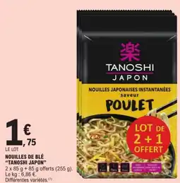 TANOSHI JAPON Nouilles de blé