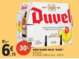 E.Leclerc Drive DUVEL Bière blonde belge offre