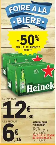 E.Leclerc Drive HEINEKENBière blonde offre