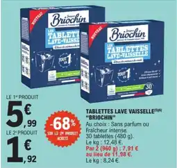 BRIOCHIN Tablettes lave vaisselle