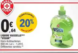 E.Leclerc Drive VISIOR Liquide vaisselle offre