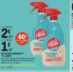 E.Leclerc Drive LA CROIX Nettoyant menager offre