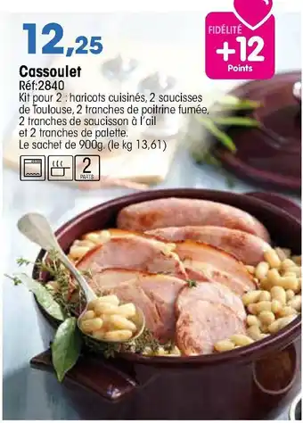 Croque Gel Cassoulet offre