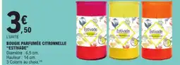 E.Leclerc Drive ESTIVADE Bougie parfumée citronnelle offre