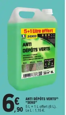 E.Leclerc Drive SEKO Anti dépôts verts offre