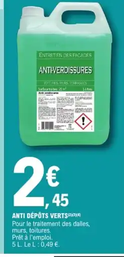 E.Leclerc Drive Anti dépôts verts offre