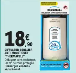 E.Leclerc Drive THERMACELL Diffuseur bouclier anti-moustiques offre