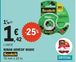 E.Leclerc Drive SCOTH Ruban adhésif magic offre