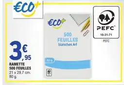 Ramette 500 feuilles