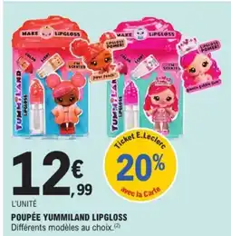 Poupée yummiland lipgloss
