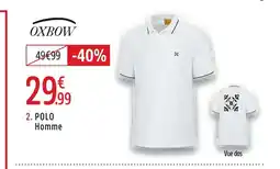 Intersport OXBOW Polo homme offre